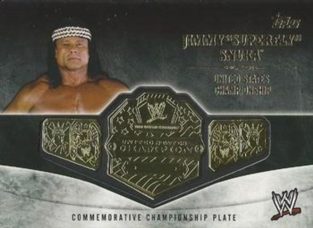 2014 Topps WWE Commemorative Championship Plates