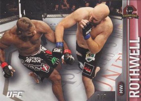 2015 Topps UFC Champions #120 Red /8