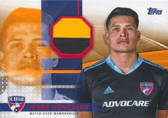 2020 Topps MLS #JR-JG Jumbo Relics Orange /25