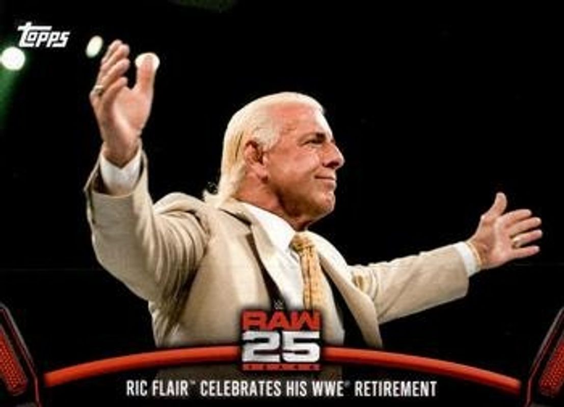 2018 Topps WWE Then Now Forever #RAW-30 25 Years of Raw