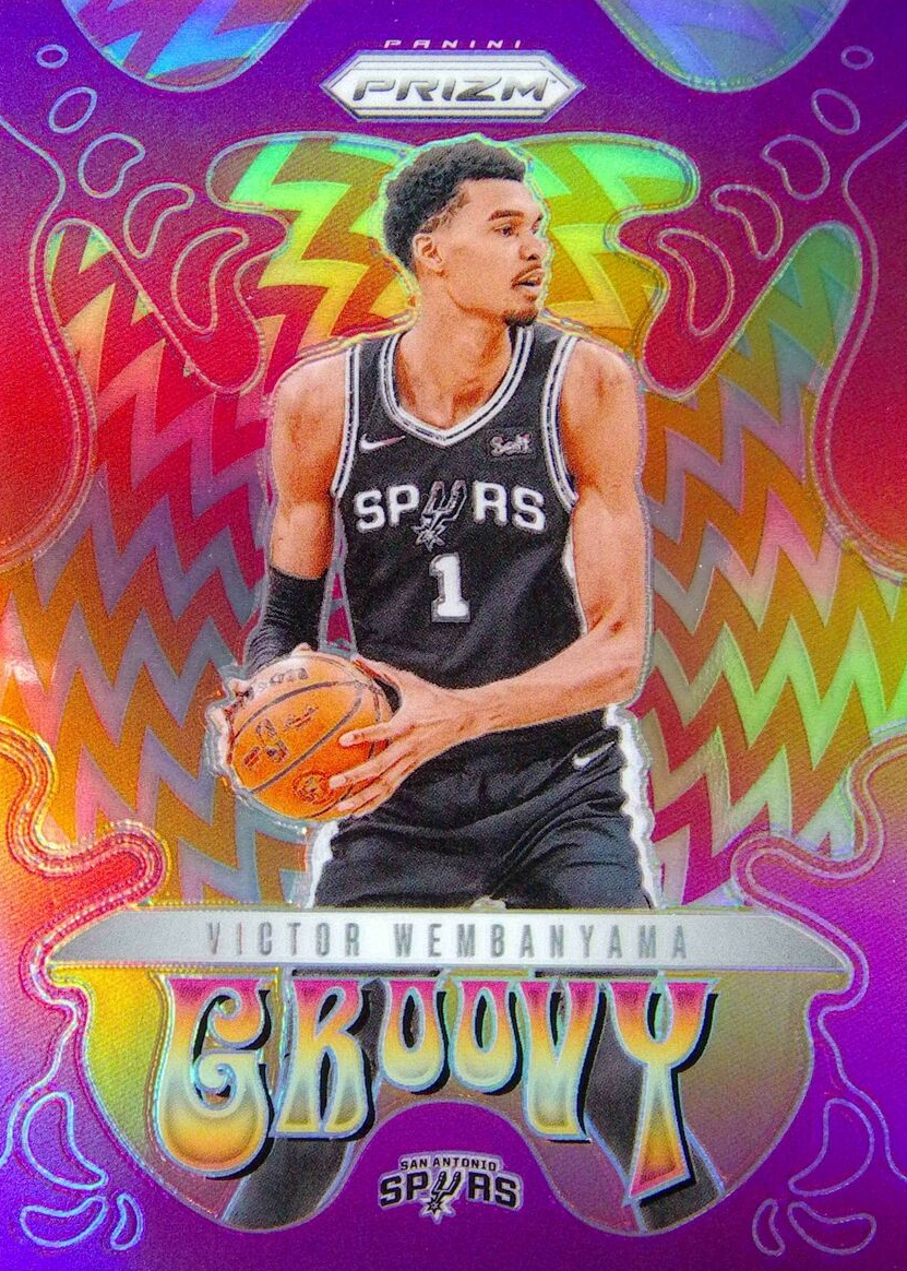Victor Wembanyama 2024 Prizm #28 Groovy /(SSP) Price Guide