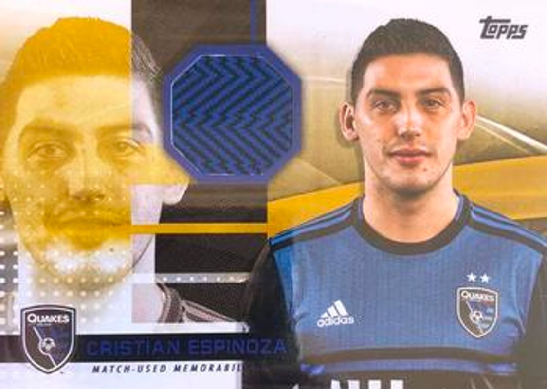 2020 Topps MLS #JR-CE Jumbo Relics Gold /50