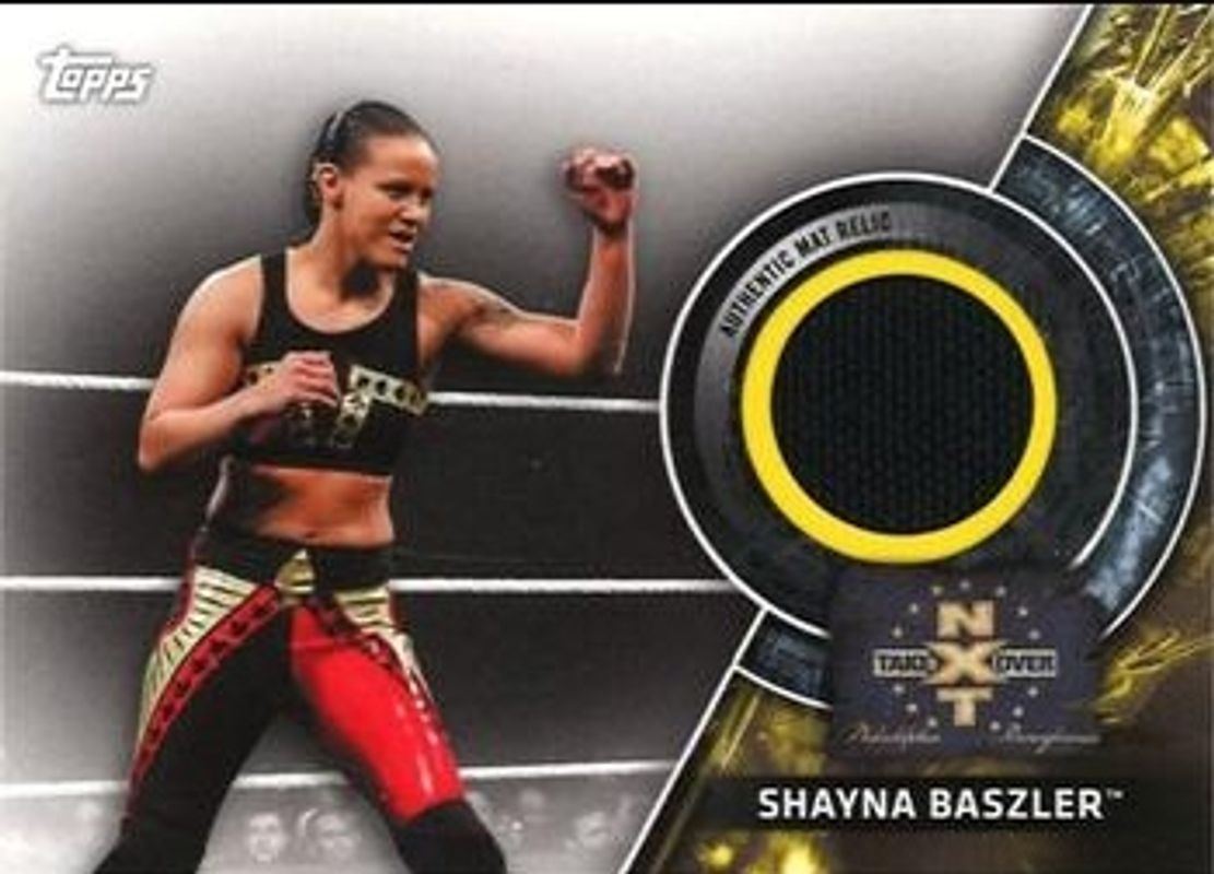 2018 Topps WWE Then Now Forever #MRPH-SB NXT TakeOver Philadelphia 2018 Mat Relics /299