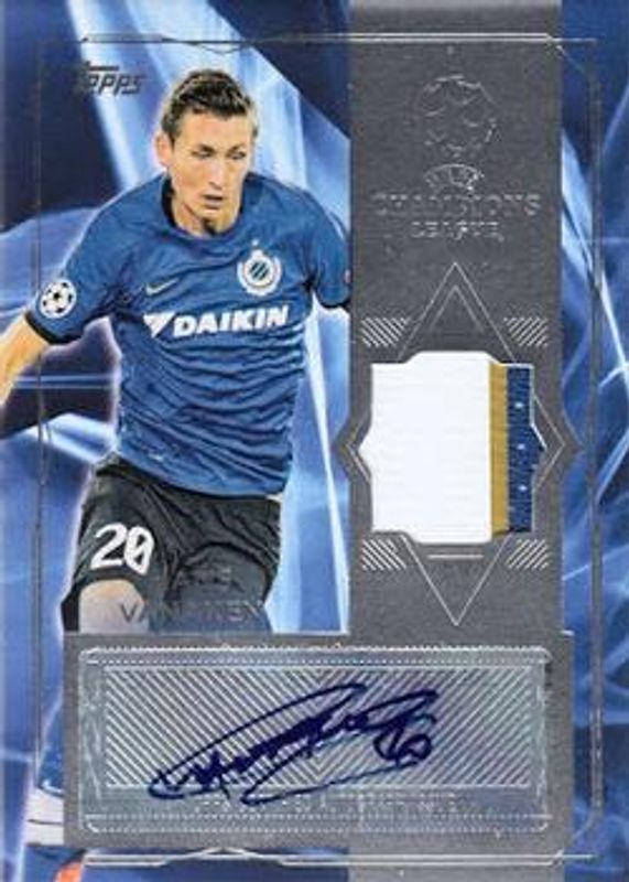 2017 Topps UEFA Champions League Showcase #AM-HV Autographed Memorabilia Champions /1