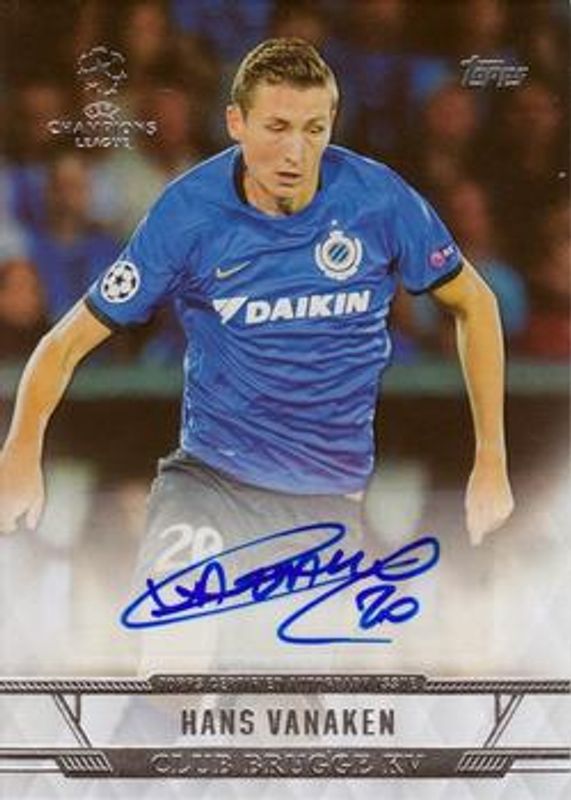 2017 Topps UEFA Champions League Showcase #CLA-HV Champions League Autographs