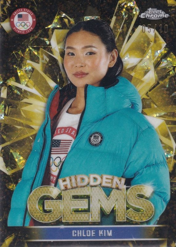 2026 Topps Chrome US Olympic & Paralympic Team Hopefuls #HG-5 Hidden Gems - Gold /10
