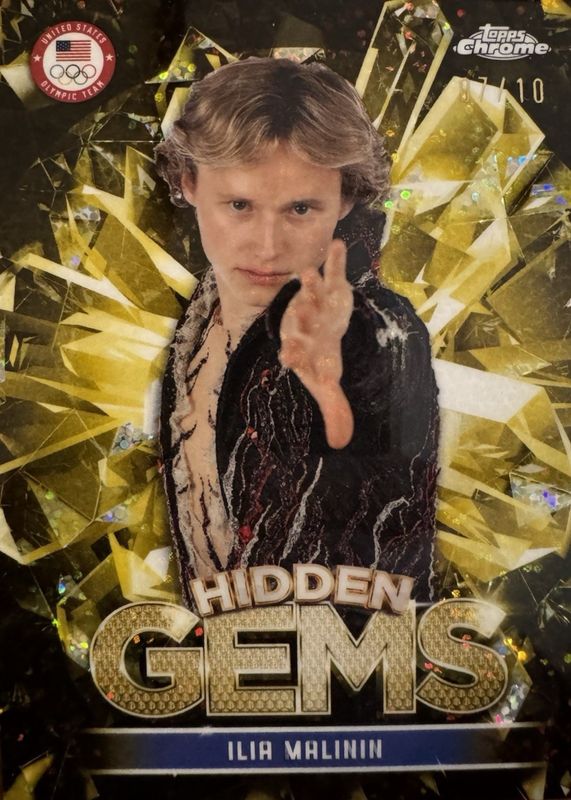 2026 Topps Chrome US Olympic & Paralympic Team Hopefuls #HG-1 Hidden Gems - Gold /10