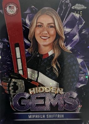 2026 Topps Chrome US Olympic & Paralympic Team Hopefuls #HG-2 Hidden Gems - Purple /5