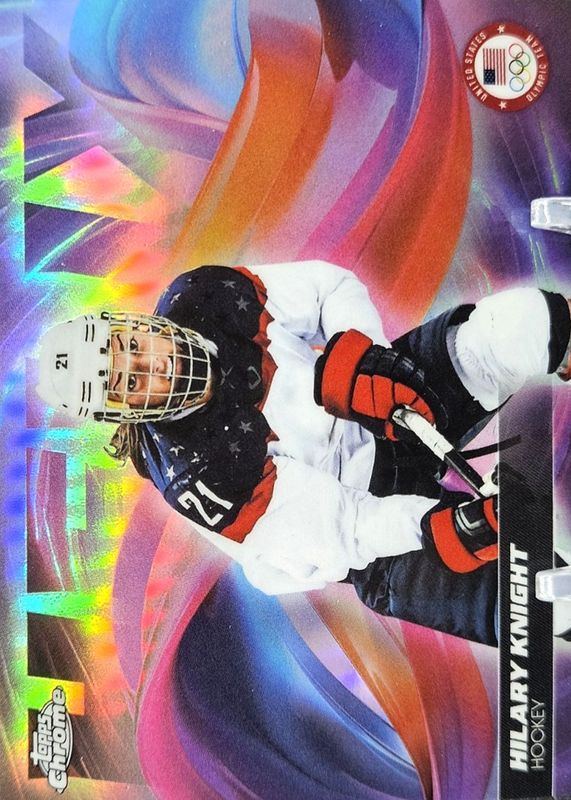 2026 Topps Chrome US Olympic & Paralympic Team Hopefuls #HX-1 Helix /(SSP)