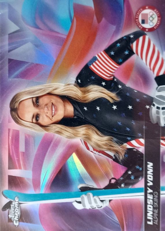 2026 Topps Chrome US Olympic & Paralympic Team Hopefuls #HX-6 Helix /(SSP)