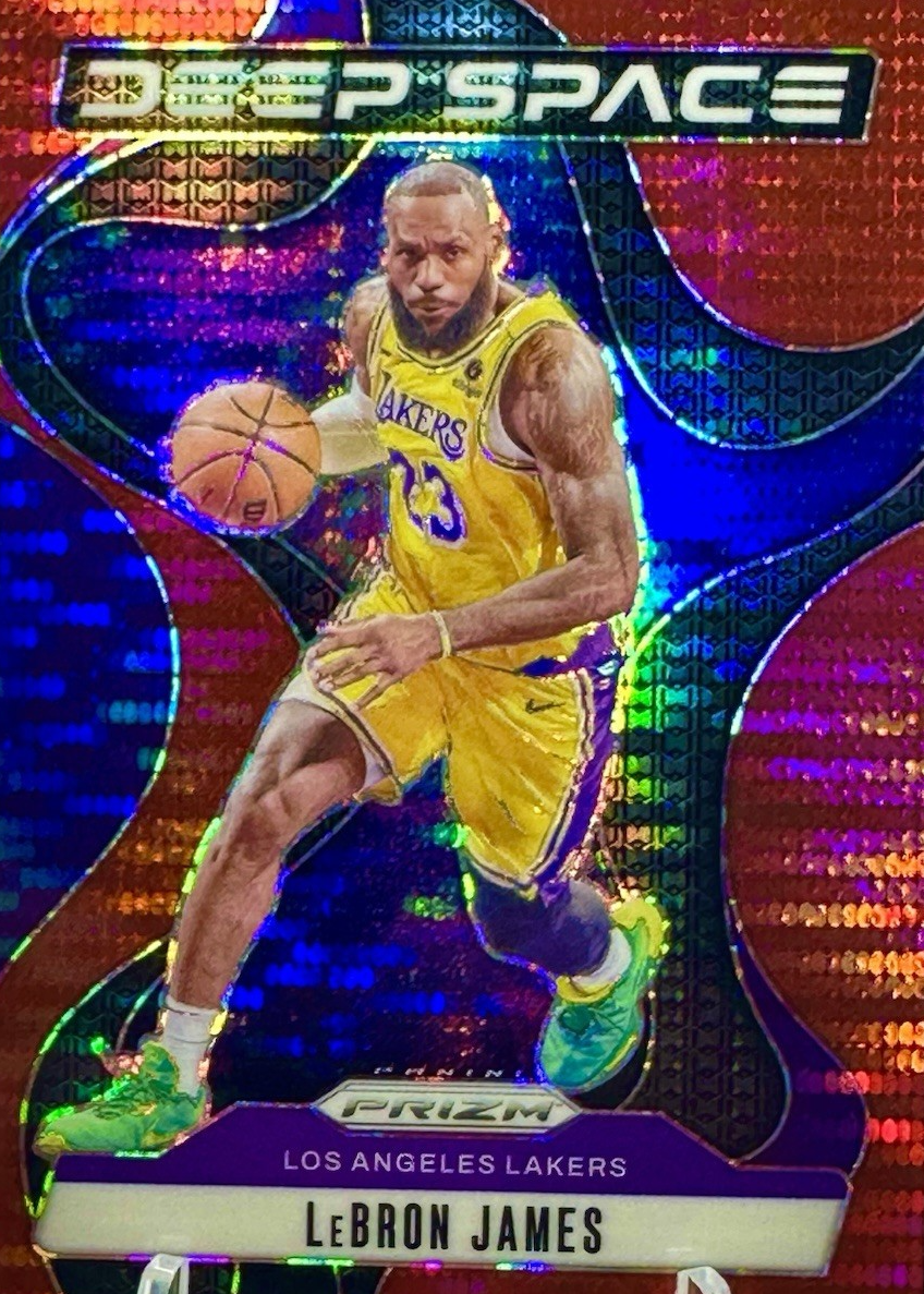 LeBron James 2024 Prizm #5 Deep Space - Red Pulsar /75 Price Guide