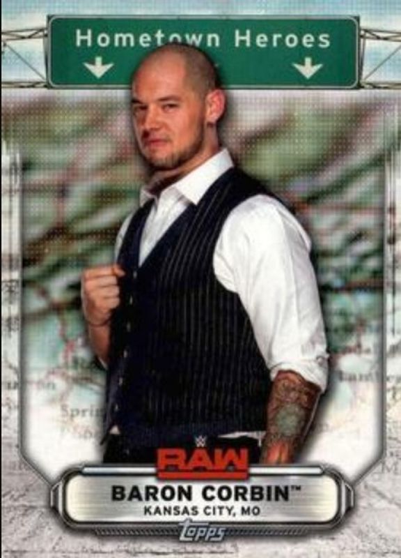 2019 Topps WWE RAW #HH-3 Hometown Heroes