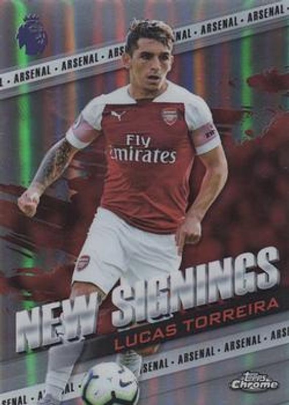 2018 Topps Chrome Premier League #NS-LT New Signings