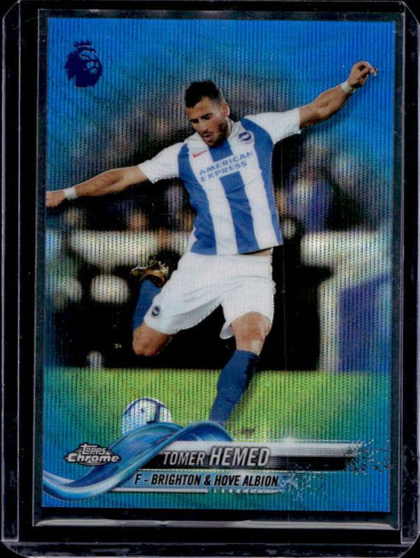 2018 Topps Chrome Premier League #66 Blue Wave /75