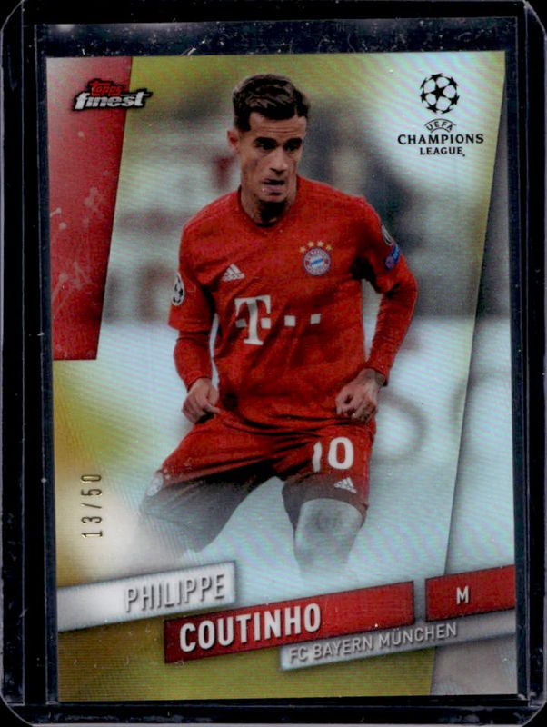 2019 Topps Finest UEFA Champions League #21 Gold /50