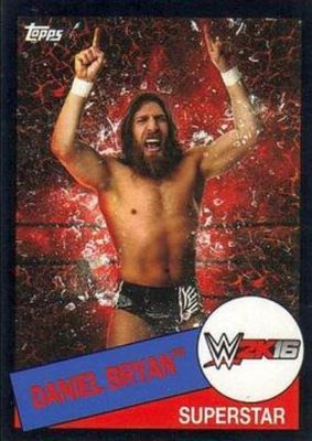 2015 Topps WWE Heritage #2 2K16 Short Print - Black Border /50