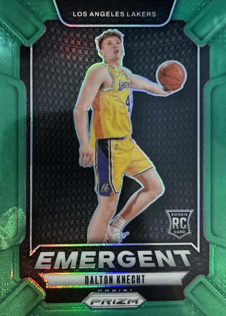 Dalton Knecht 2024 Prizm #10 Emergent - Green Price Guide - Sports