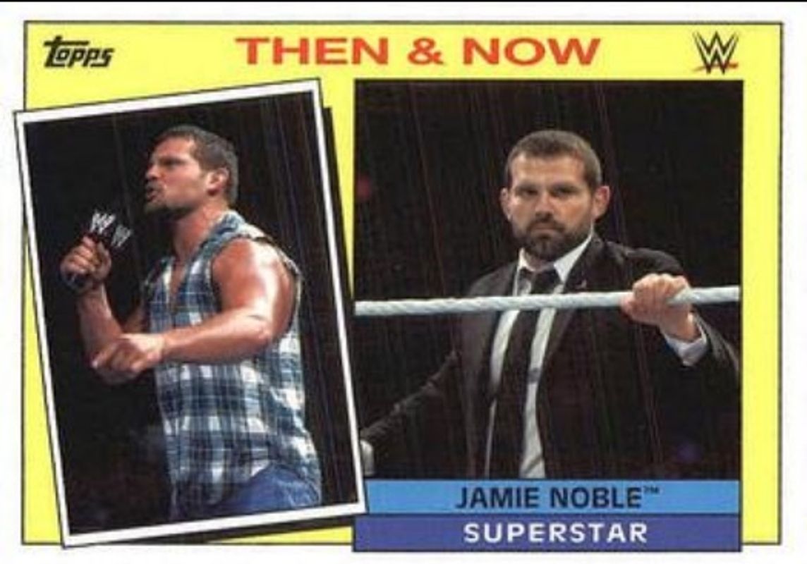 2015 Topps WWE Heritage #14 Then &amp; Now