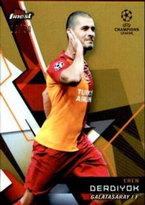 2018 Topps Finest UEFA Champions League #86 Gold Refractor /50