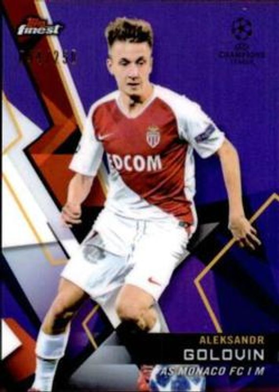 2018 Topps Finest UEFA Champions League #94 Purple Refractor /250