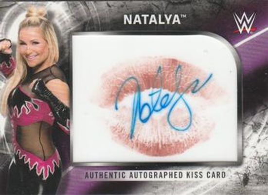 2018 Topps WWE Autographed Kiss Cards /25