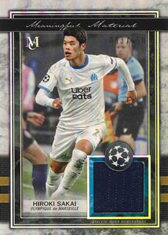 2020 Topps Museum Collection UEFA Champions League #MMR-HS Meaningful Material Single Relics /150