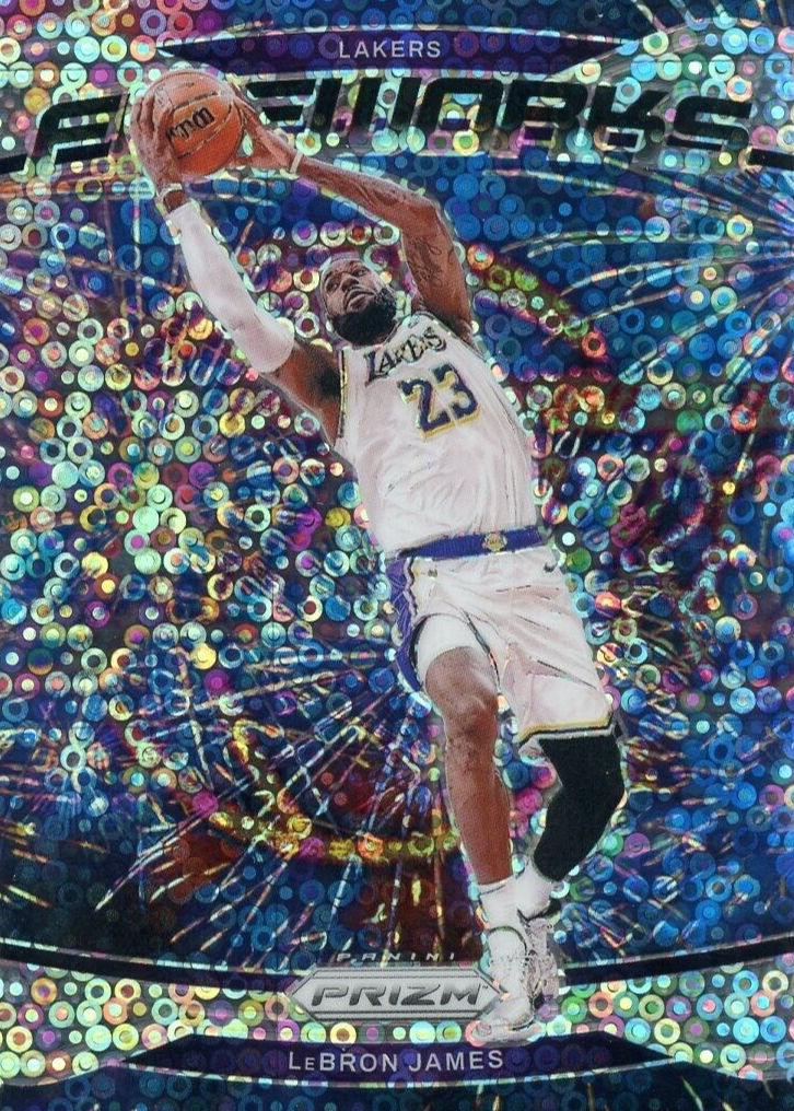 LeBron James 2024 Prizm #19 Fireworks - Fast Break Price Guide
