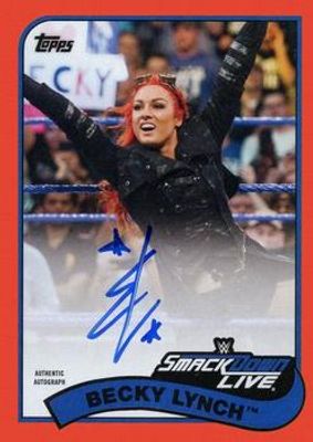 2018 Topps WWE Heritage #A-BL Autographs Red /1