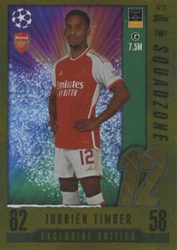2023 Topps Match Attax UEFA Club Competitions #SZ-12 Squadzone Festive Edition