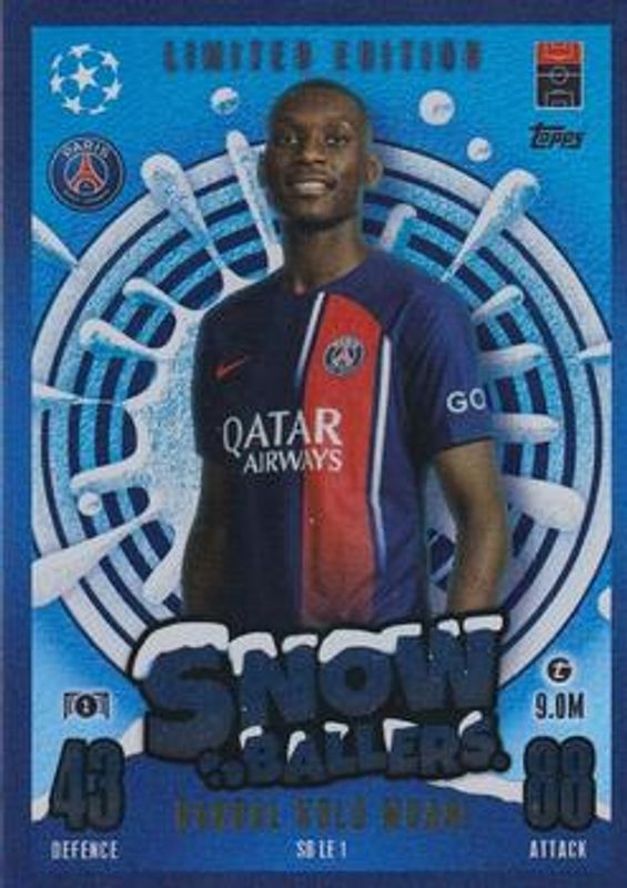 2023 Topps Match Attax UEFA Club Competitions #SB-LE-1 Snow Ballers Limited Edition