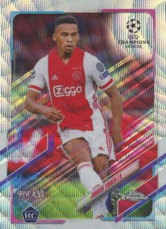 2020 Topps Chrome x Steve Aoki UEFA Champions League Neon Future #71 Neon Future IV /25