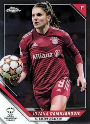 2021 Topps Chrome UEFA Women's Champions League #91 Base