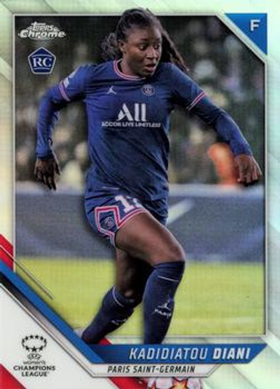 2021 Topps Chrome UEFA Women's Champions League #5 Refractor