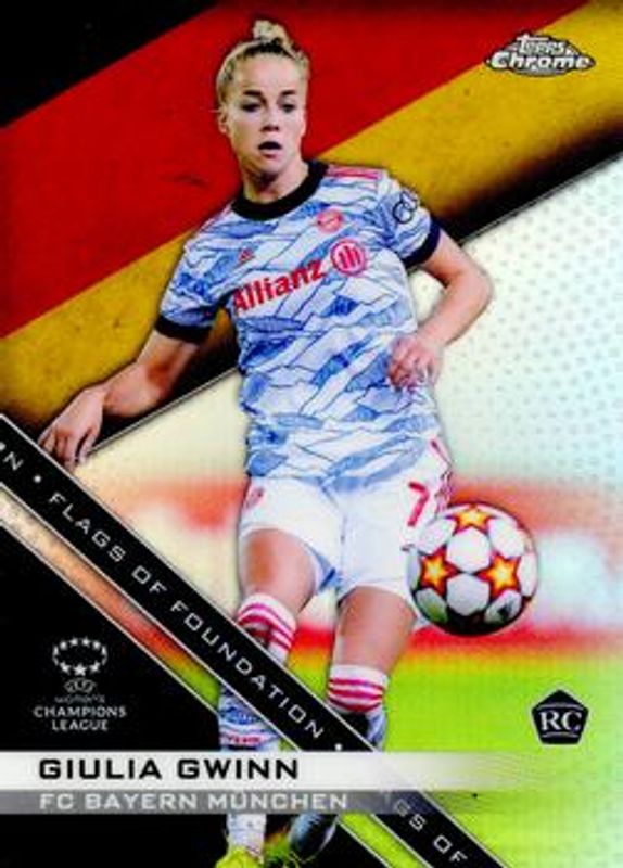 2021 Topps Chrome UEFA Women's Champions League #FF-10 Flags of Foundation