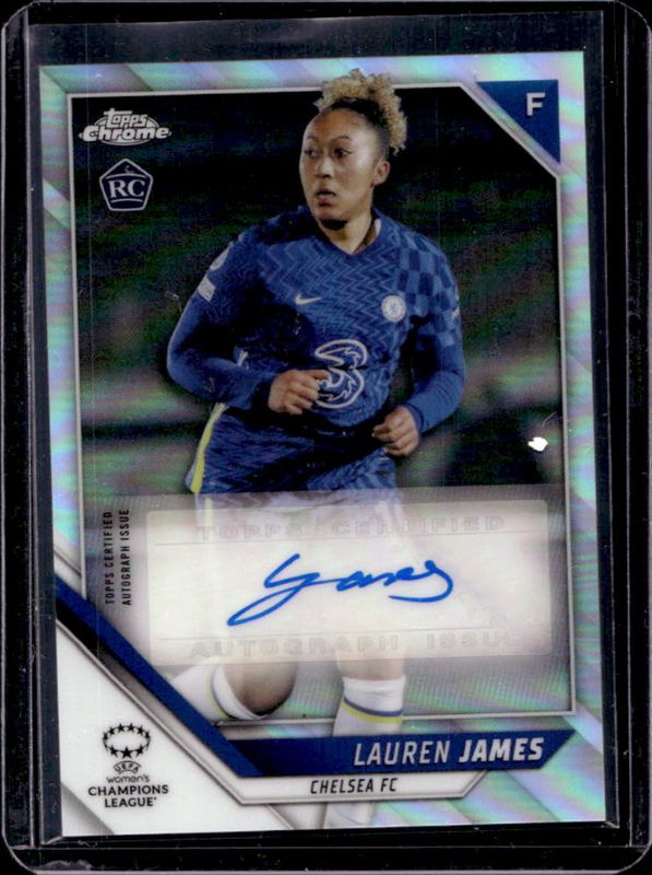 2021 Topps Chrome UEFA Women's Champions League #BA-LJ Chrome Autographs