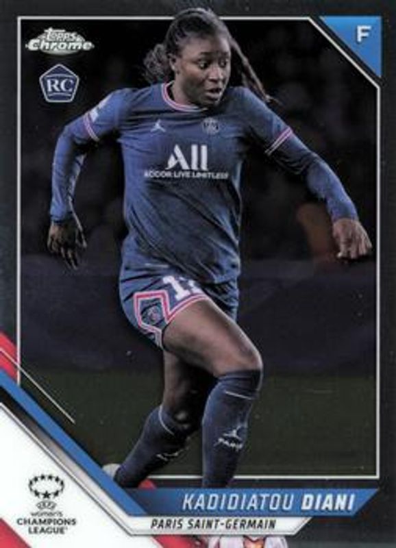 2021 Topps Chrome UEFA Women's Champions League #5 Base