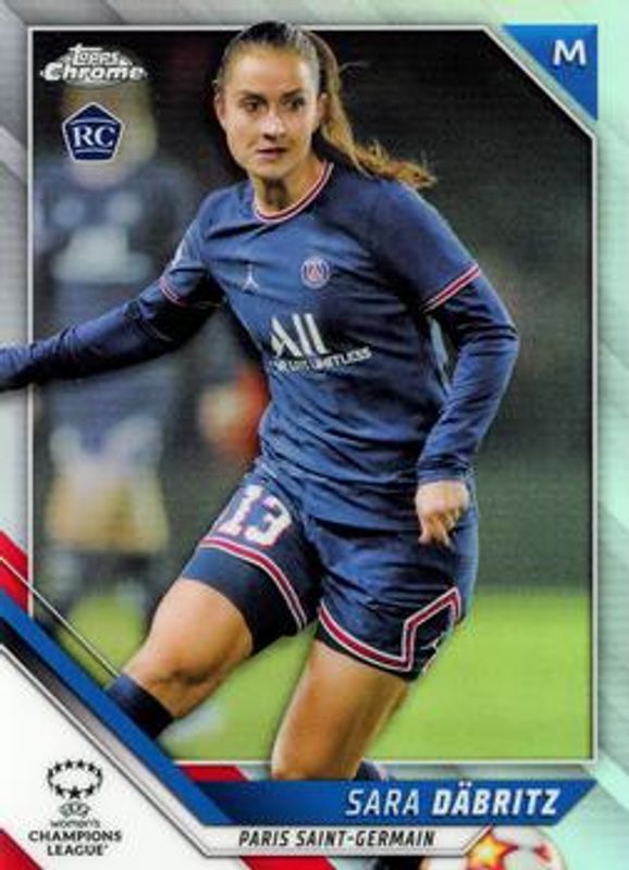 2021 Topps Chrome UEFA Women's Champions League #86 Refractor