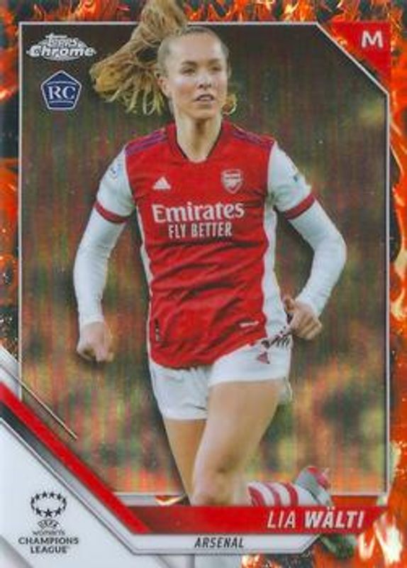 2021 Topps Chrome UEFA Women's Champions League #98 Inferno /75