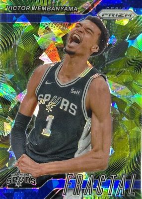 2024 Prizm #10 Fractal - Blue Ice /125