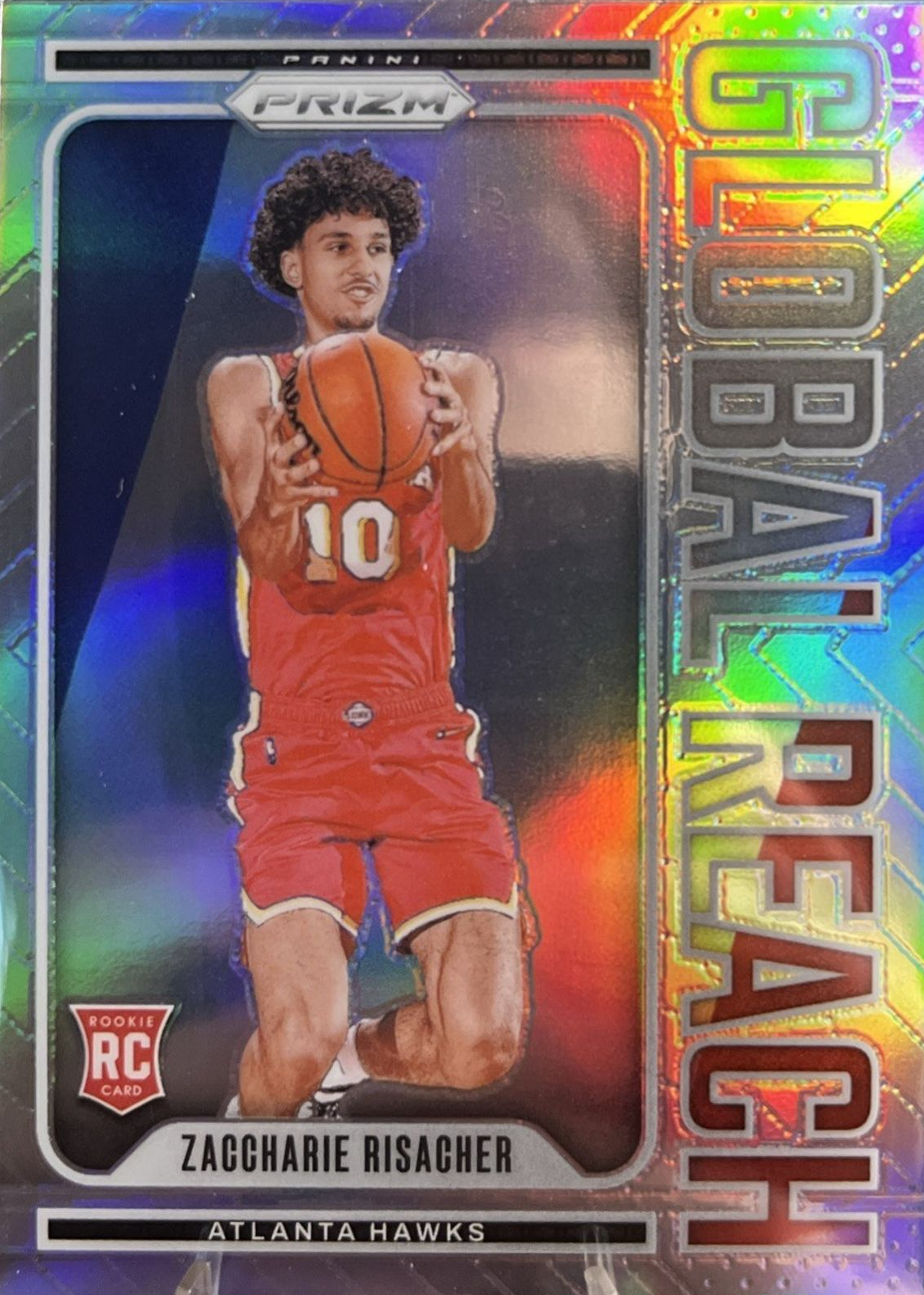 Zaccharie Risacher 2024 Prizm #7 Global Reach - Silver Price Guide