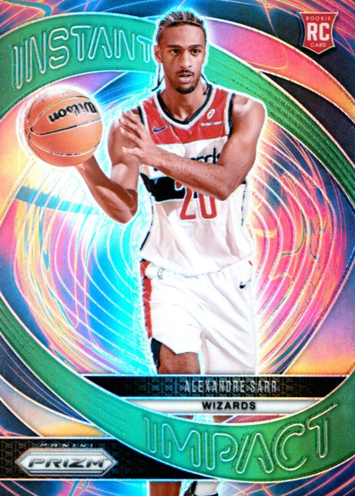 Alexandre Sarr 2024 Prizm #1 Instant Impact - Green Price Guide ...