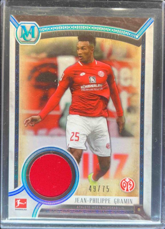 2018 Topps Bundesliga Museum Collection #MMSR-JPG Meaningful Material Single Relics Sapphire /75