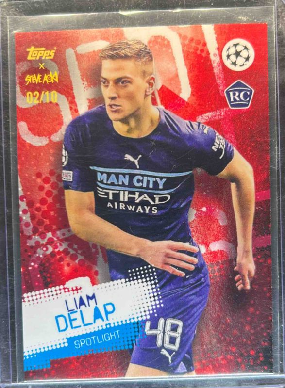 2021 Topps Football Festival Steve Aoki UEFA Champions League Red /10