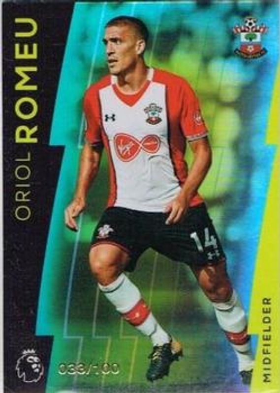 2018 Topps Platinum Premier League #69 Green /100