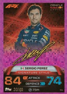 2023 Topps Turbo Attax Formula 1 #354 Purple /40