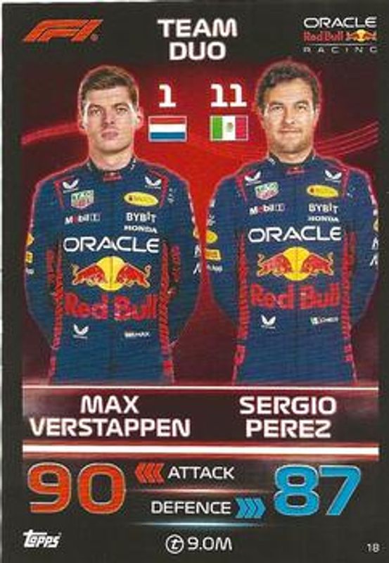 2023 Topps Turbo Attax Formula 1 #18 Base