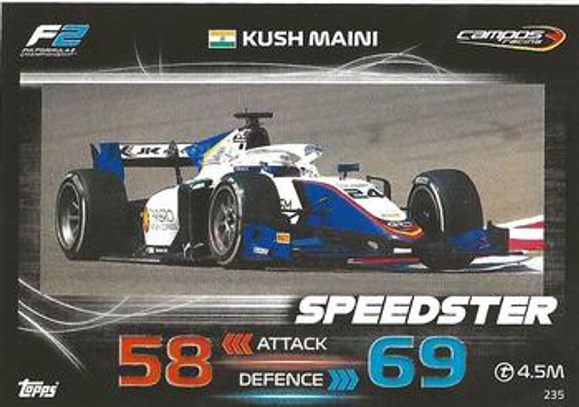 2023 Topps Turbo Attax Formula 1 #235 Base