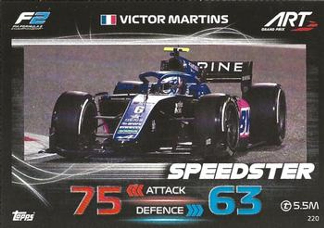2023 Topps Turbo Attax Formula 1 #220 Base