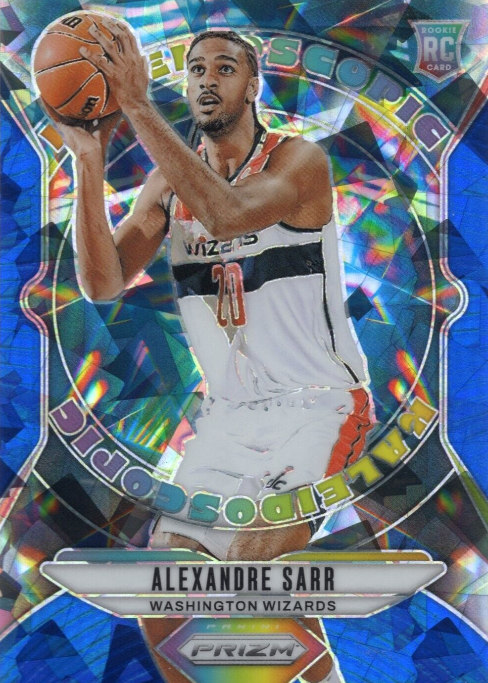 Alexandre Sarr 2024 Prizm #26 Kaleidoscopic - Blue Ice /125 Price 