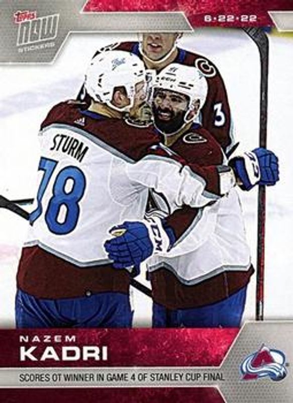 2021 Topps NOW NHL Stickers #538 Base